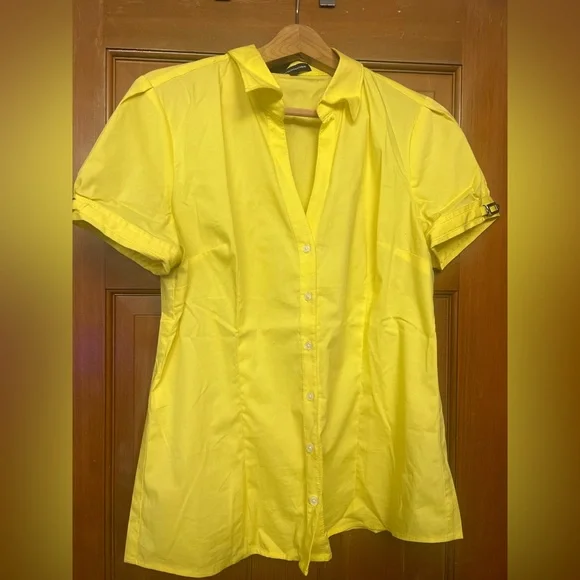 express yellow dress shirt Luxurious Yellow Stretch Fit Mens Dress Shirt Long